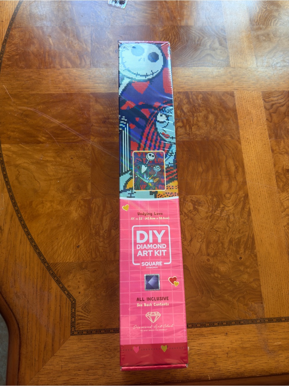 Undying Love DIY Diamond Art Kit - Pink